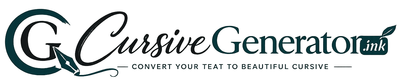 Cursive Generator